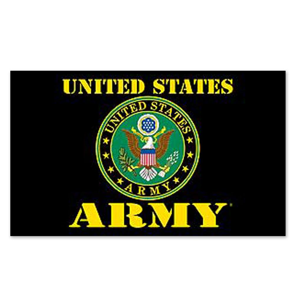 thumbnail image 2 of Trade Winds 3x5 U.S. Army Seal Emblem Flag – Woodland Camo Nylon Poly – Brass Grommets 2 of 4