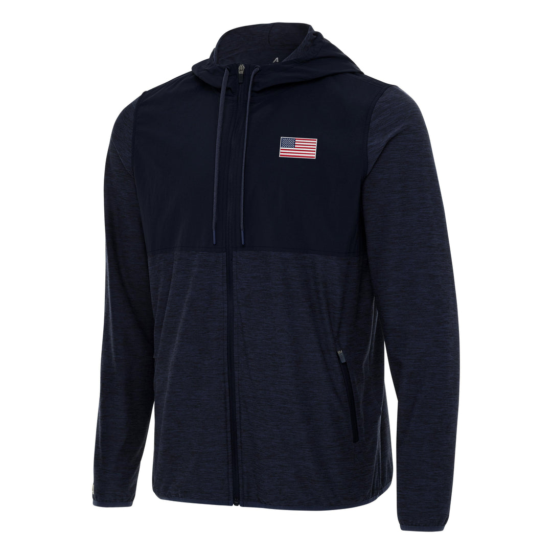 American Flag Men's Sway Jacket (Navy)*