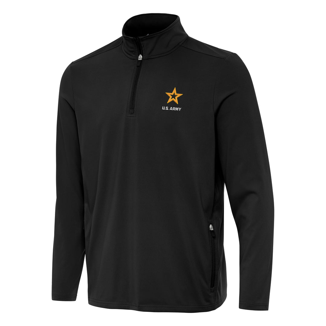U.S. Army Men's Perilous 1/4 Zip Pullover (Black)*