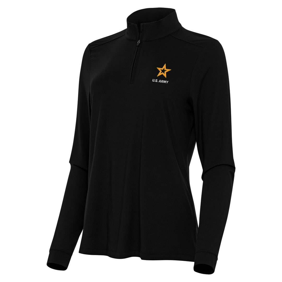 U.S. Army Women's Intent 1/4 Zip Pullover (Black)*