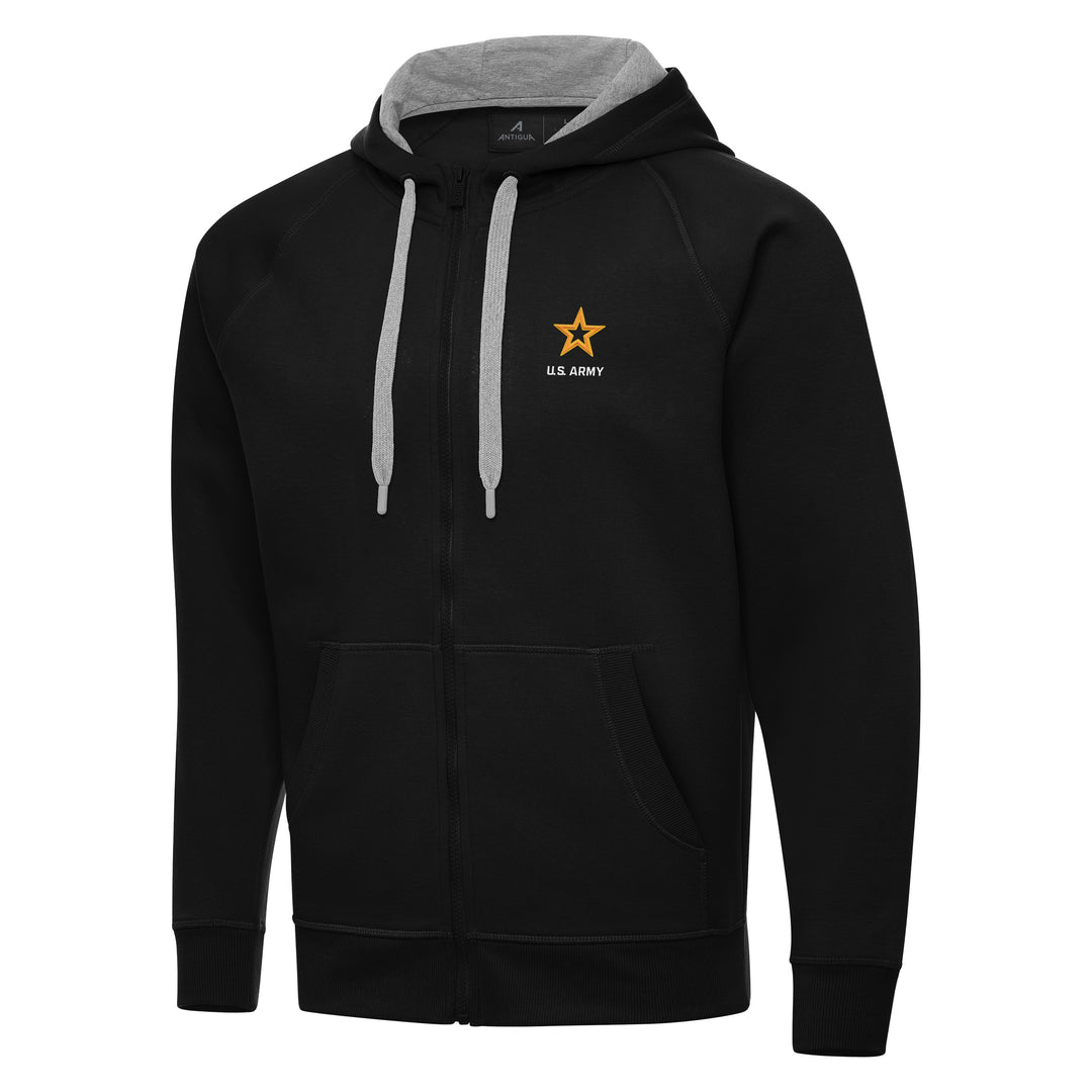 U.S. Army Men's Victory Full Zip Hood Tall (Black)*