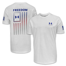 Load image into Gallery viewer, Under Armour Freedom Flag Gradient T-Shirt (White)