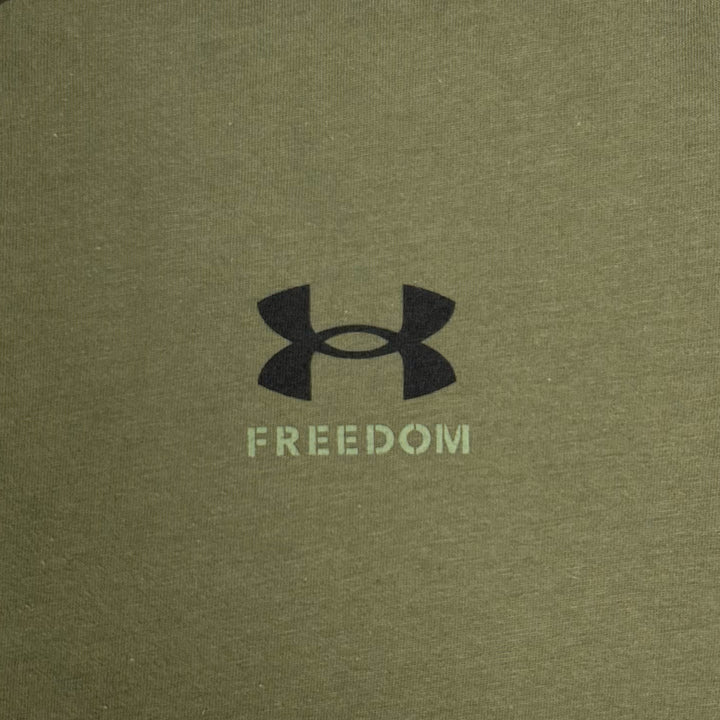 Army Under Armour Freedom By Land T-Shirt (OD Green)
