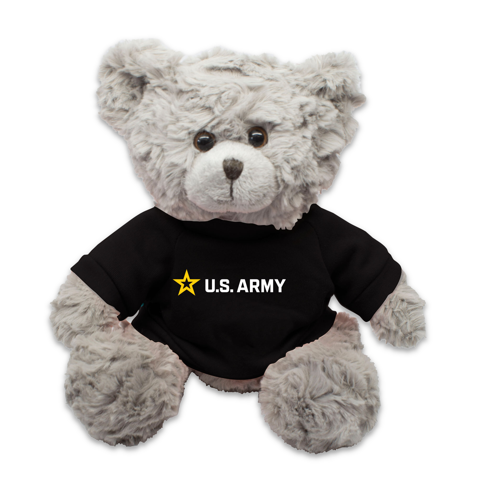 Army 10" Duffy Bear (Gray)