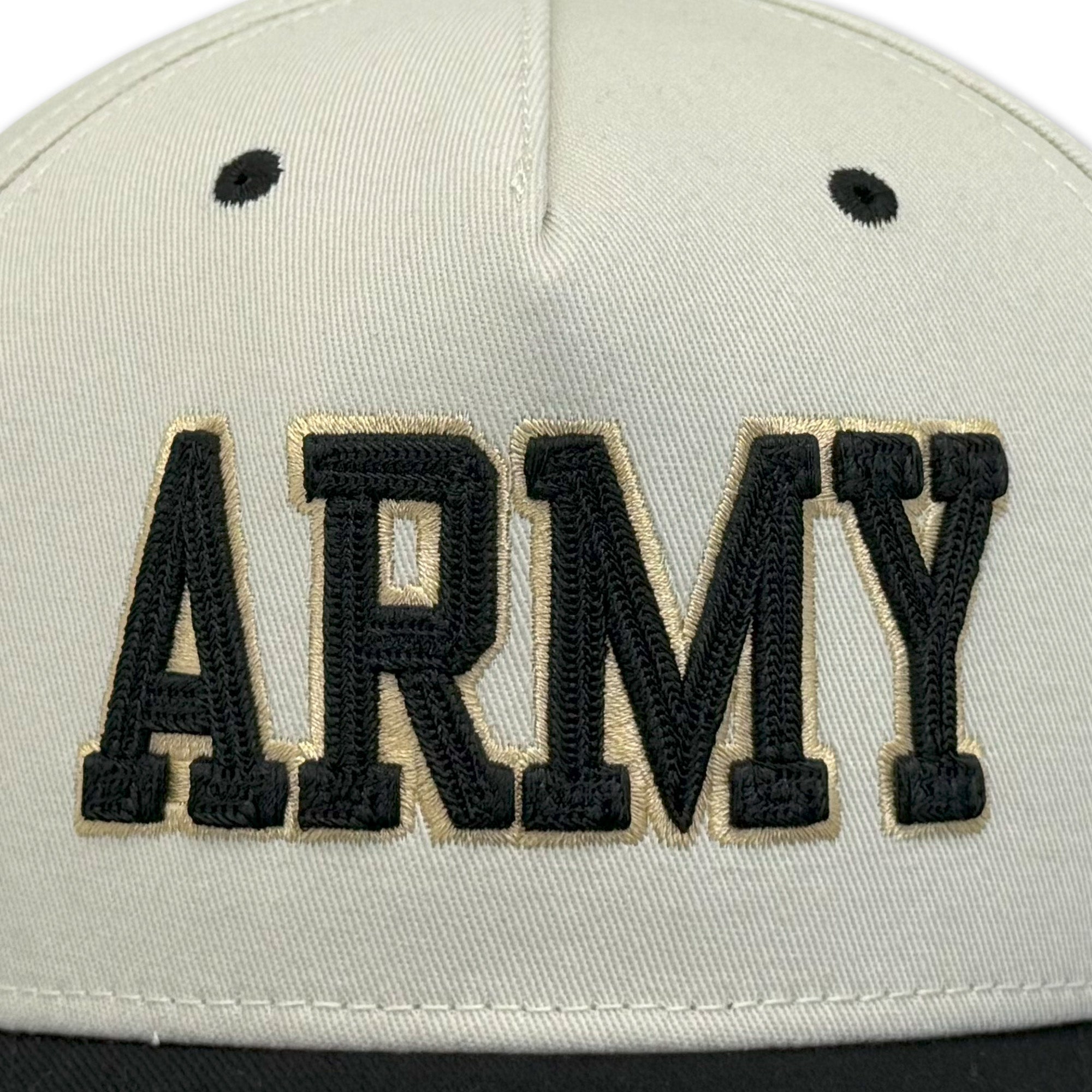 Army Heritage Twill Adjustable Hat (Stone/Black)