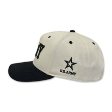 Load image into Gallery viewer, Army Heritage Twill Adjustable Hat (Stone/Black)