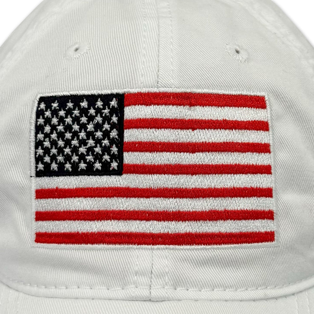 American Flag Hat (White)