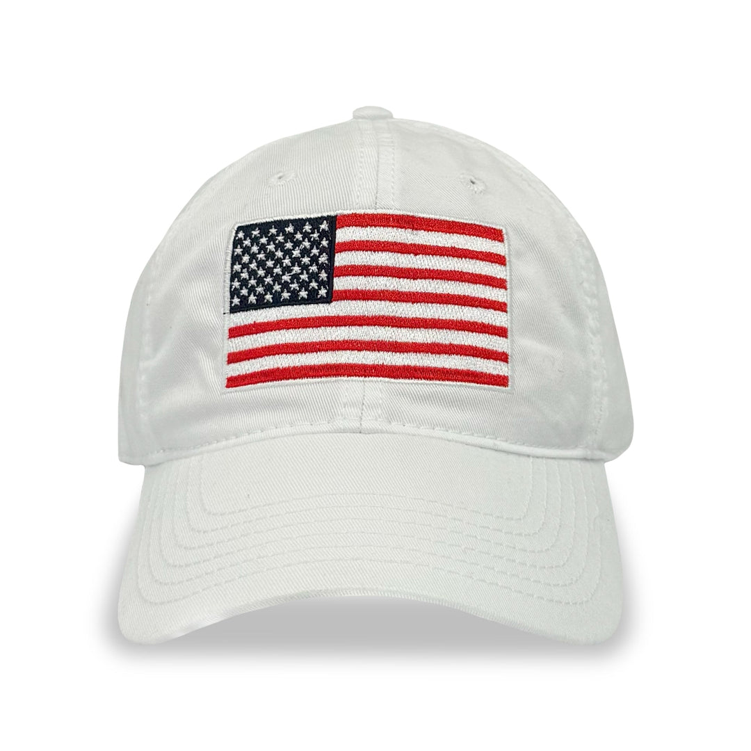 American Flag Hat (White)