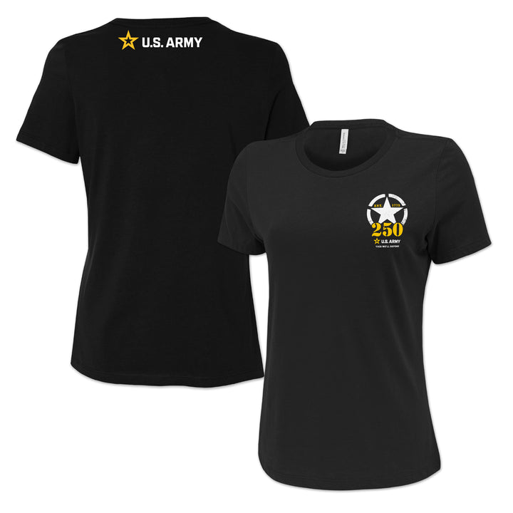 Army 250th Anniversary Ladies T-Shirt