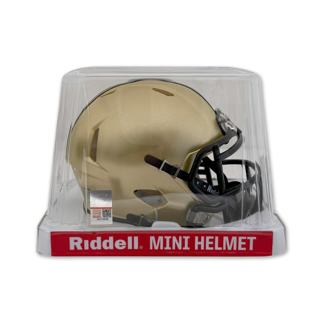 Army Black Knights Mini Speed Football Helmet (Gold)