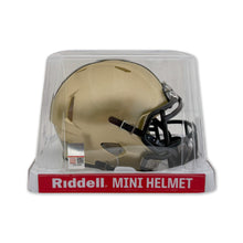 Load image into Gallery viewer, Army Black Knights Mini Speed Football Helmet (Gold)