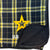 Army Star Premium Flannel Blanket (Black/Gold)