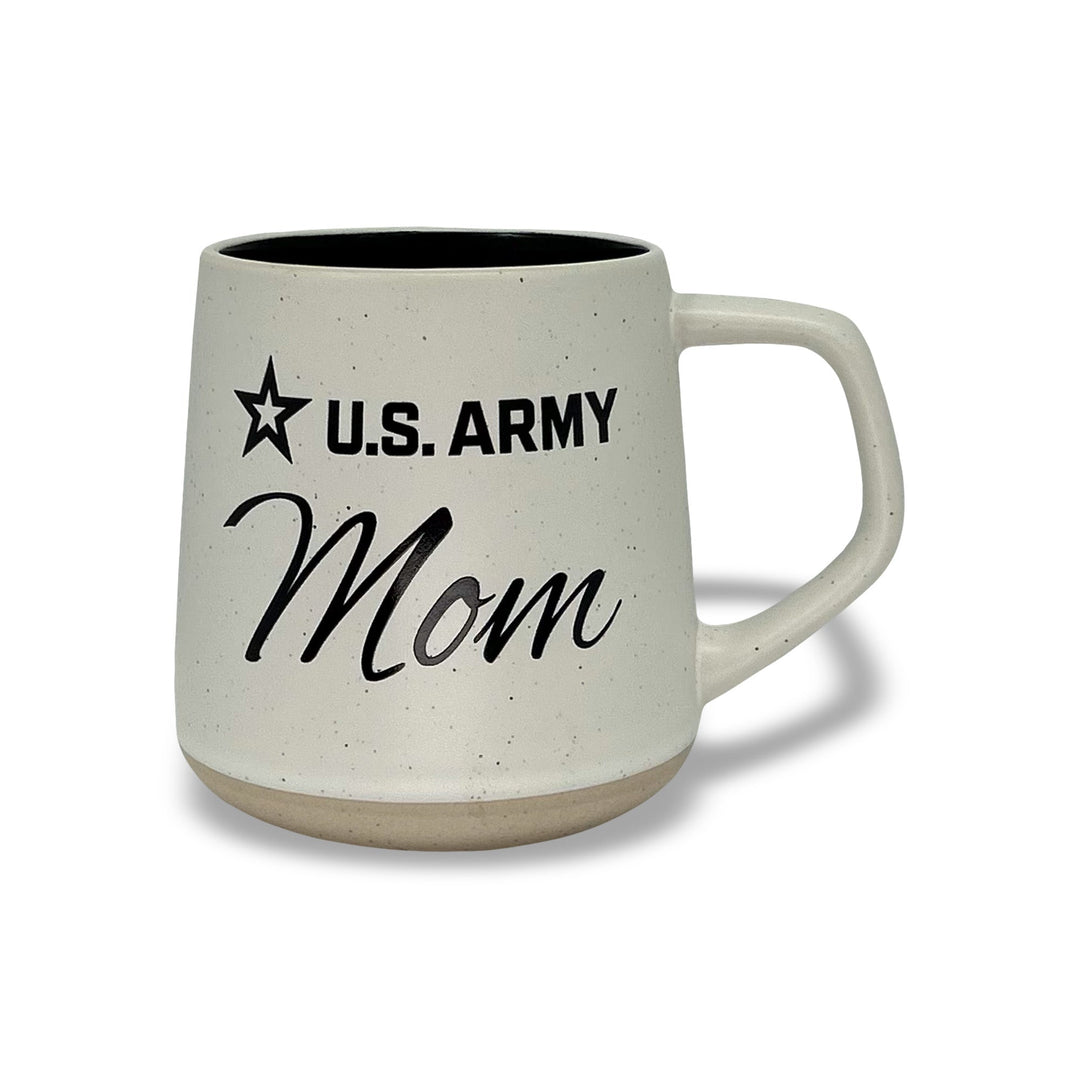 Army Mom 20oz Speckled Ceramic Mug