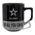 Army Star 20oz Color Block Ceramic Mug (Black/Grey)
