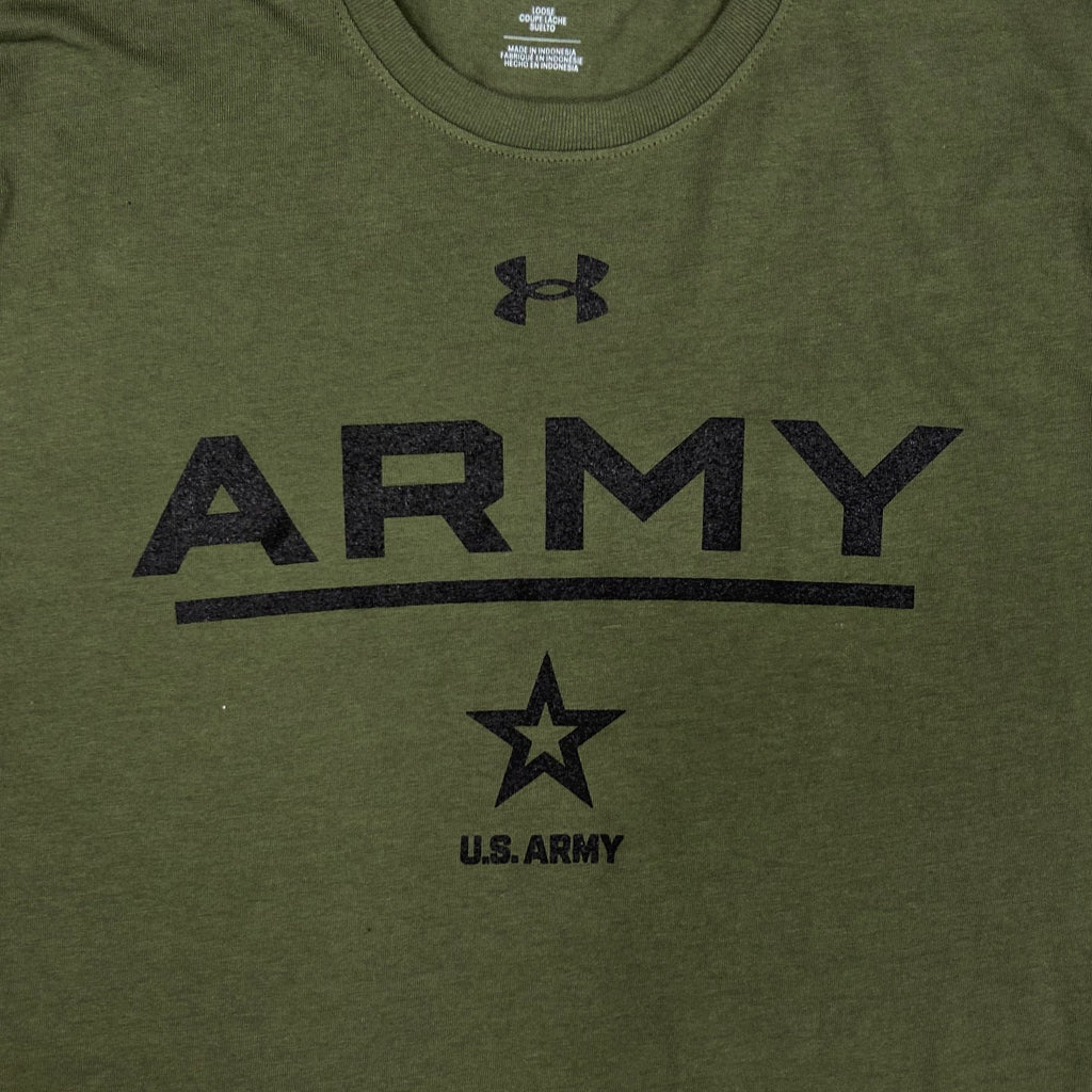 U.S. Army Star Under Armour Performance Cotton T-Shirt (OD Green)