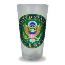 Load image into Gallery viewer, Army Circle Seal Frosted Mixing Glass Tumbler