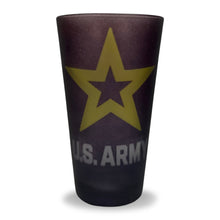 Load image into Gallery viewer, Army Star Logo Frosted Mixing Glass Tumbler