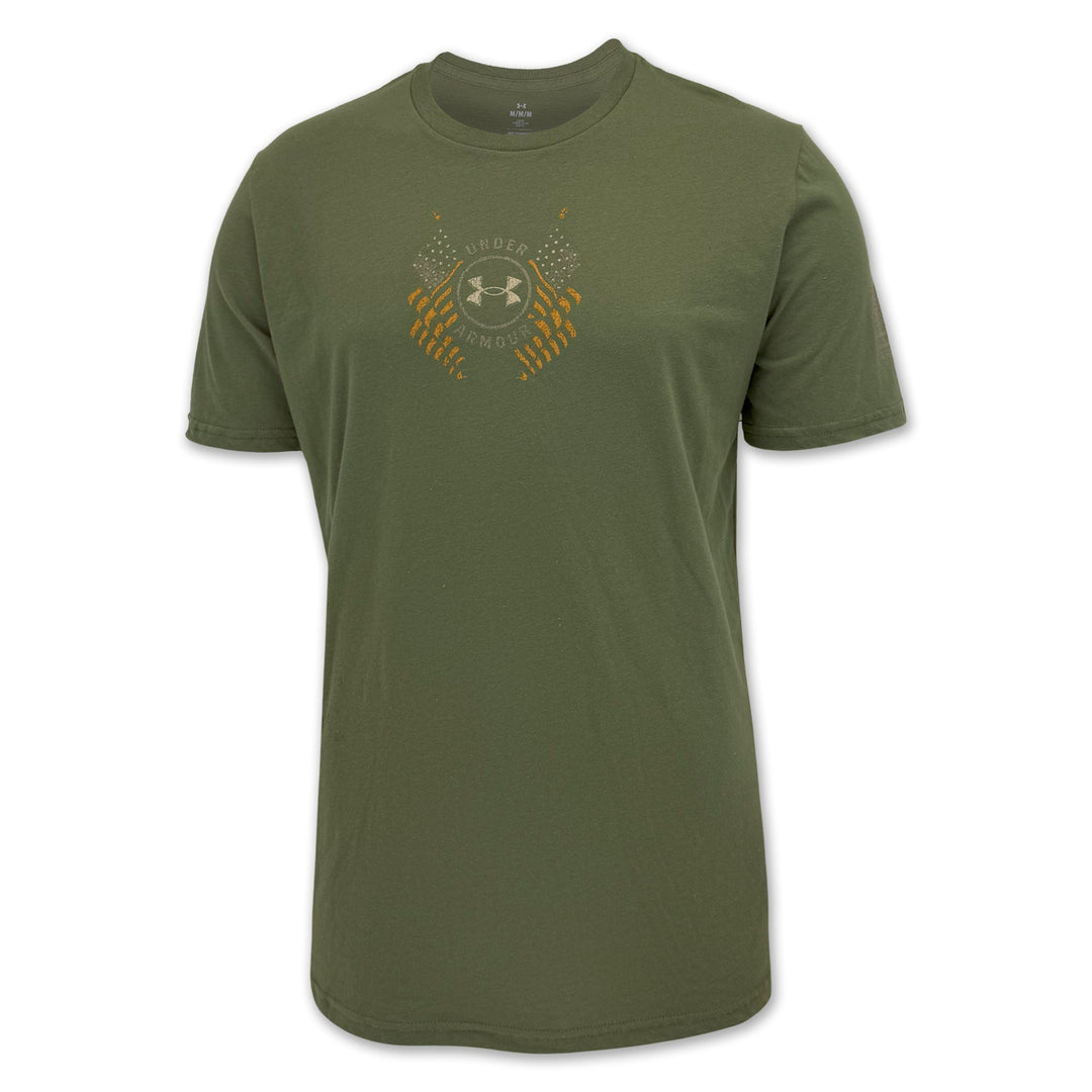 Under Armour Freedom Snake Flag T-Shirt (OD Green)