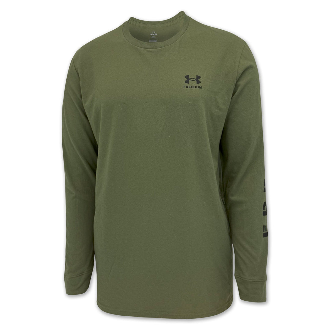 Under Armour Freedom Flag Long Sleeve T-Shirt (OD Green)