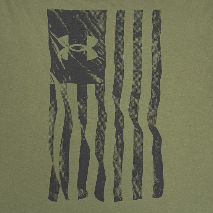 Under Armour Freedom Flag Long Sleeve T-Shirt (OD Green)