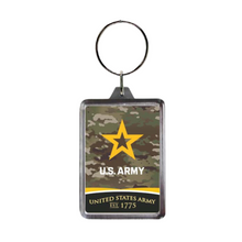 Load image into Gallery viewer, Army Star Key Chain (Camo)