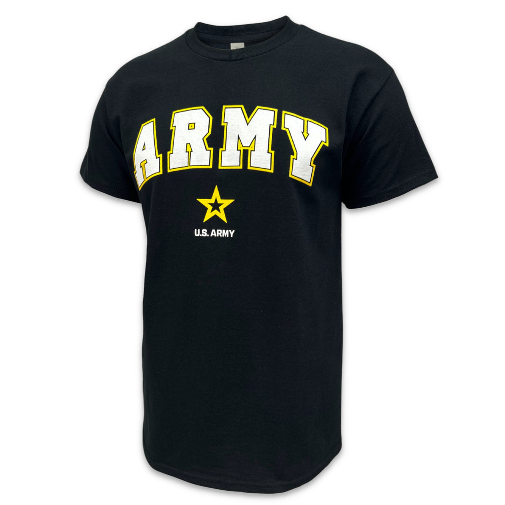 Army Arch Star T-Shirt (Black)