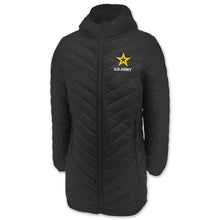 Load image into Gallery viewer, Army Star Ladies Long Helio Insulated Coat (Black)