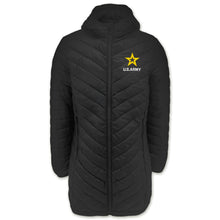 Load image into Gallery viewer, Army Star Ladies Long Helio Insulated Coat (Black)