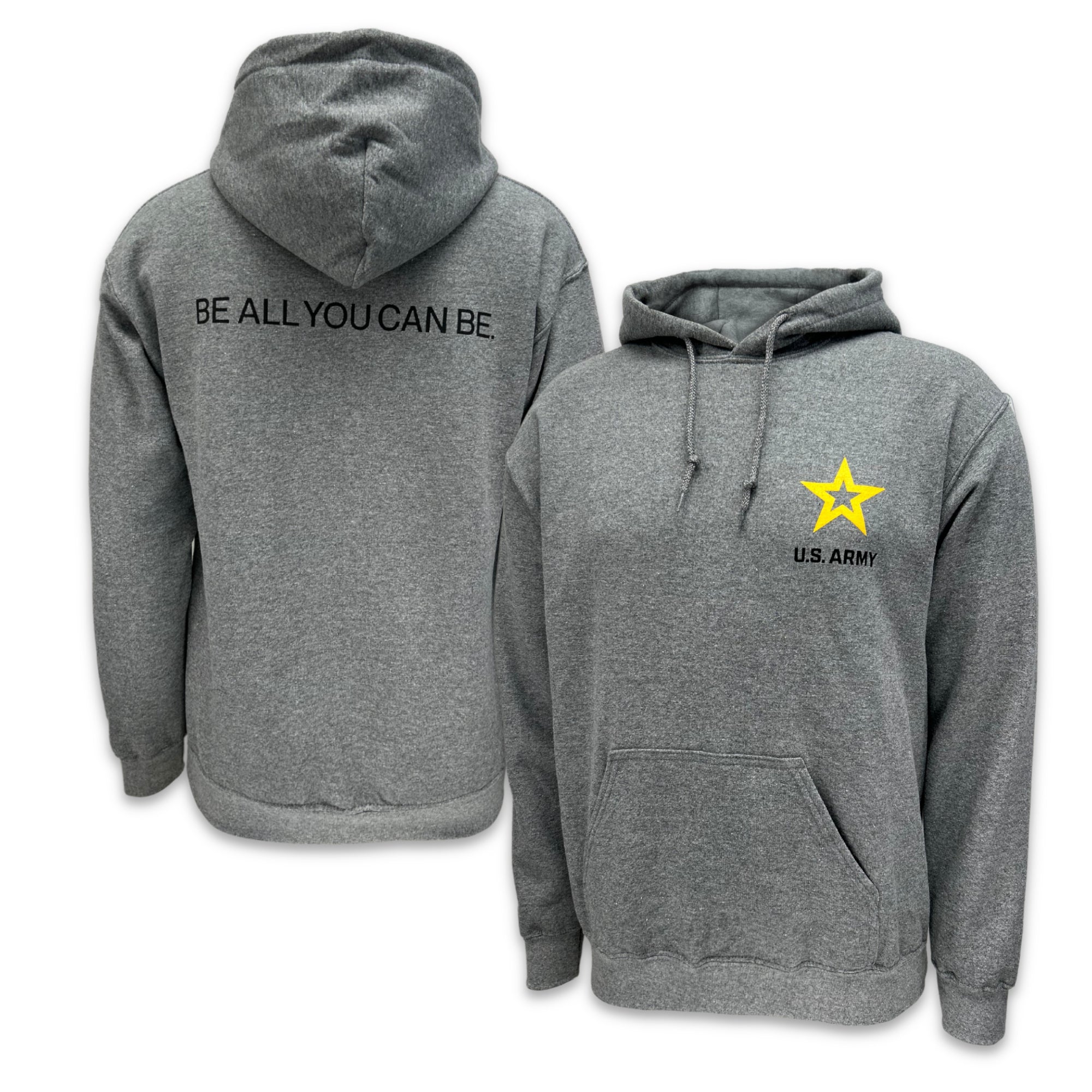 Army Be All You Can Be 2-Sided Hood (Grey)