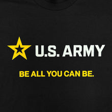 Load image into Gallery viewer, U.S. Army Be All You Can Be T-Shirt (Black)