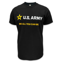 Load image into Gallery viewer, U.S. Army Be All You Can Be T-Shirt (Black)