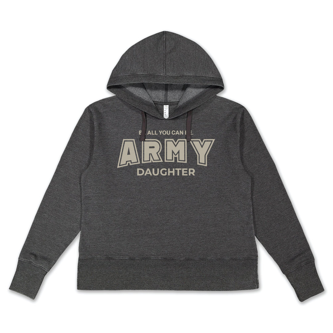 Army Daughter Ladies Hood (Washed Black)