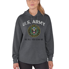 Load image into Gallery viewer, Army Ladies Vintage Hood (Black Heather)