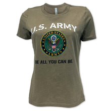 Load image into Gallery viewer, Army Ladies Vintage T-Shirt (Heather Olive)