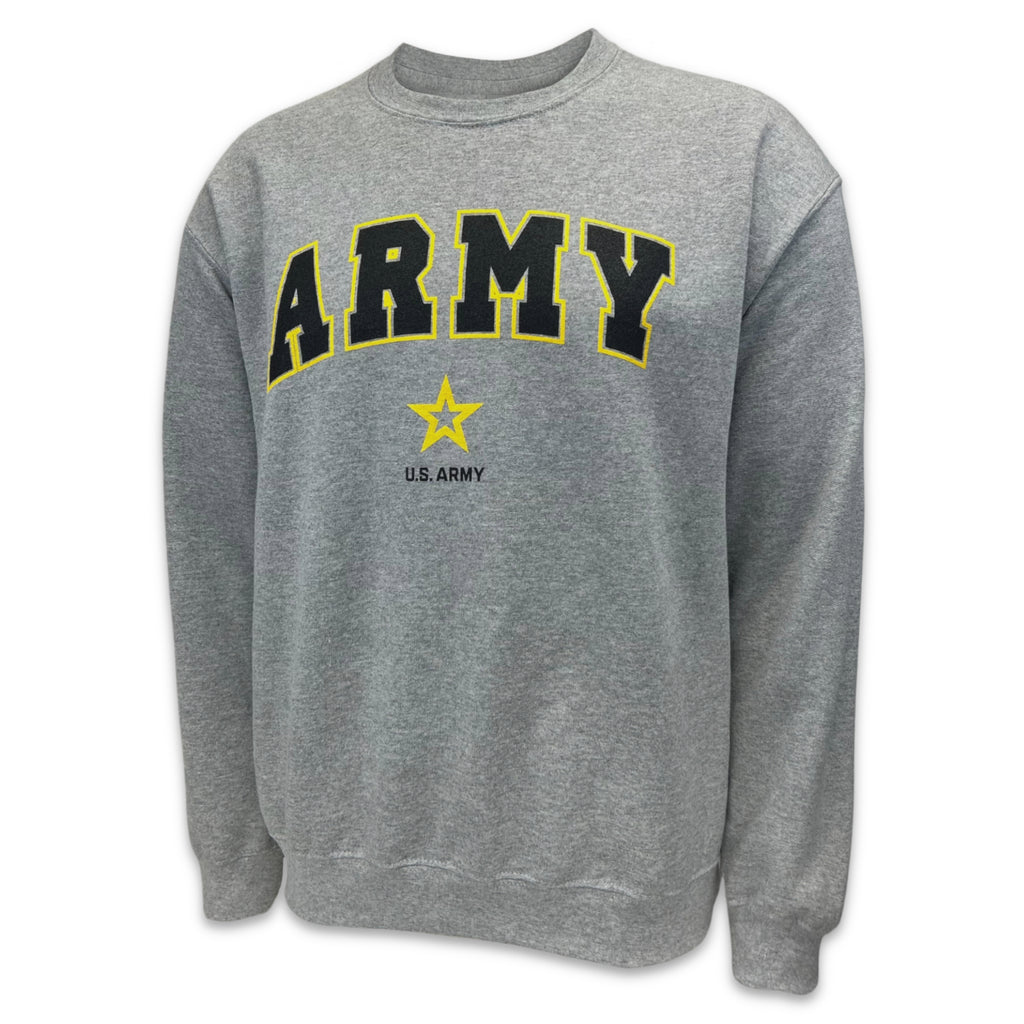 Army Arch Star Crewneck (Grey)