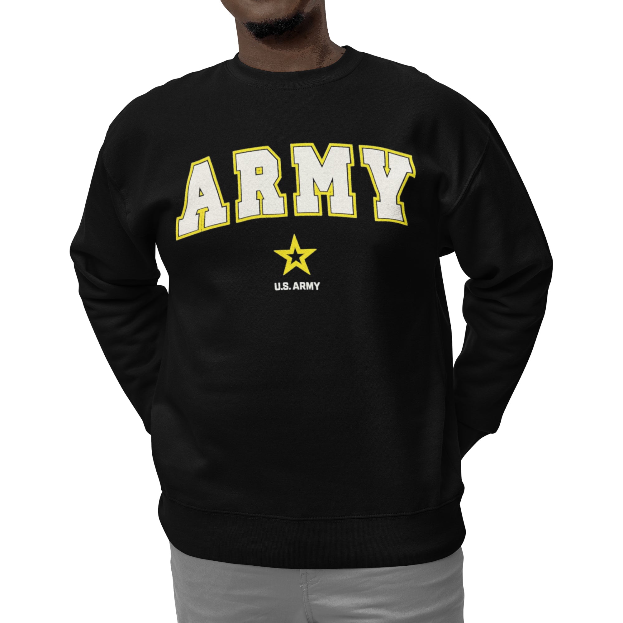 Army Arch Star Crewneck (Black)