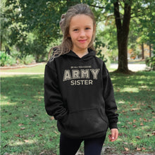Load image into Gallery viewer, Army Sister Youth Hood (Black)