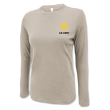 Load image into Gallery viewer, Army Star Ladies Left Chest Long Sleeve
