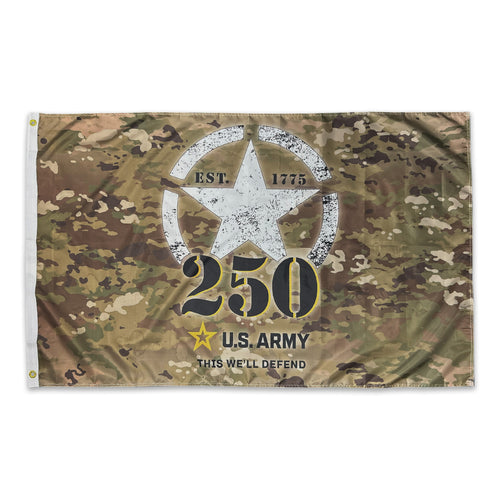 Army 250 Anniversary 3'x5' Flag (Camo)