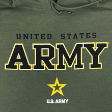 Load image into Gallery viewer, United States Army Block Star Hood (OD Green)