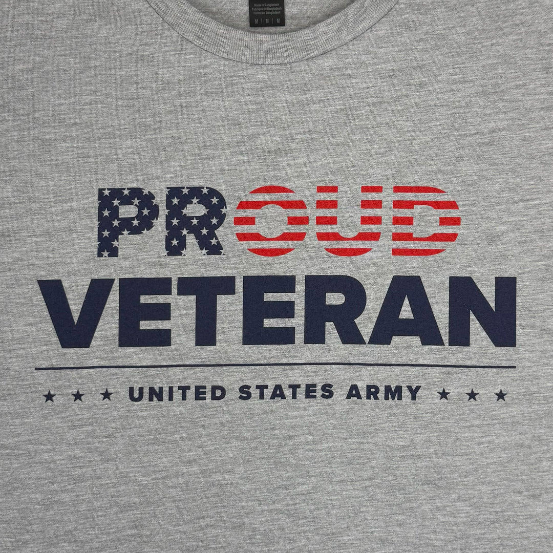Army Proud Veteran T-Shirt (Grey)