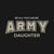 Army Daughter Ladies T-Shirt (Black)