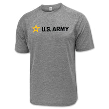 Load image into Gallery viewer, Army Star Full Chest Performance T-Shirt (Grey)