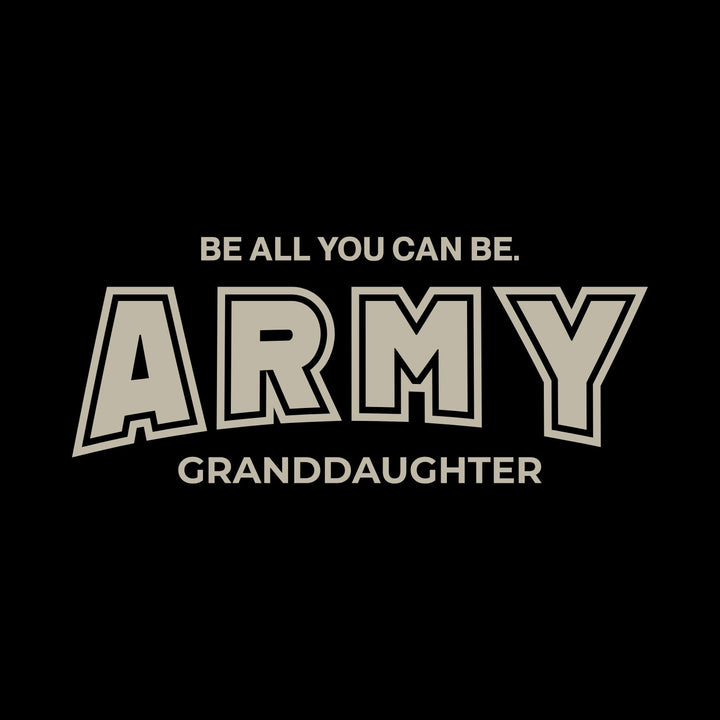 Army Granddaughter T-Shirt (Black)