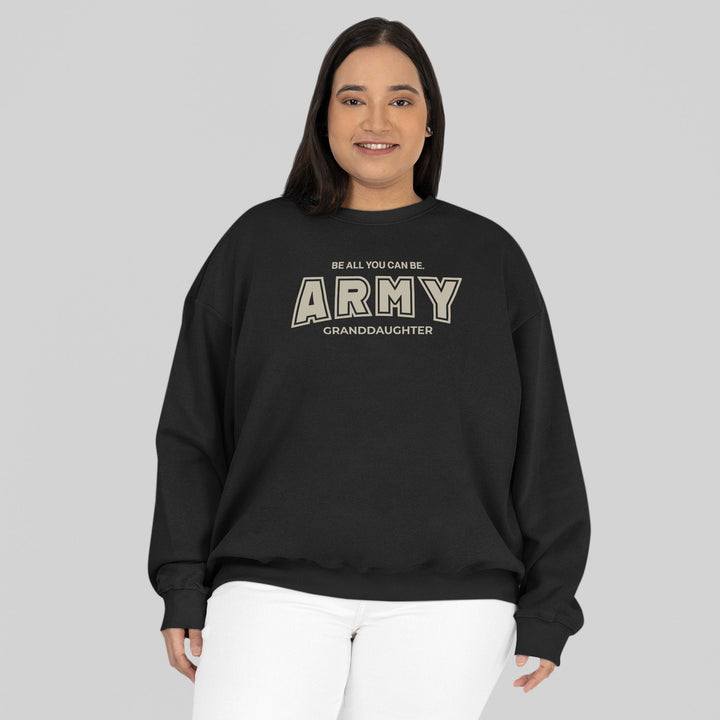 Army Granddaughter Crewneck (Black)