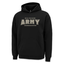 Load image into Gallery viewer, Army Granddaughter Hood (Black)