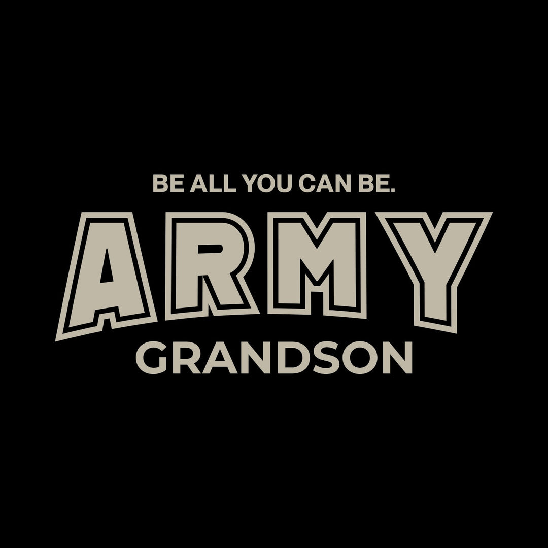 Army Grandson Youth T-Shirt (Black)