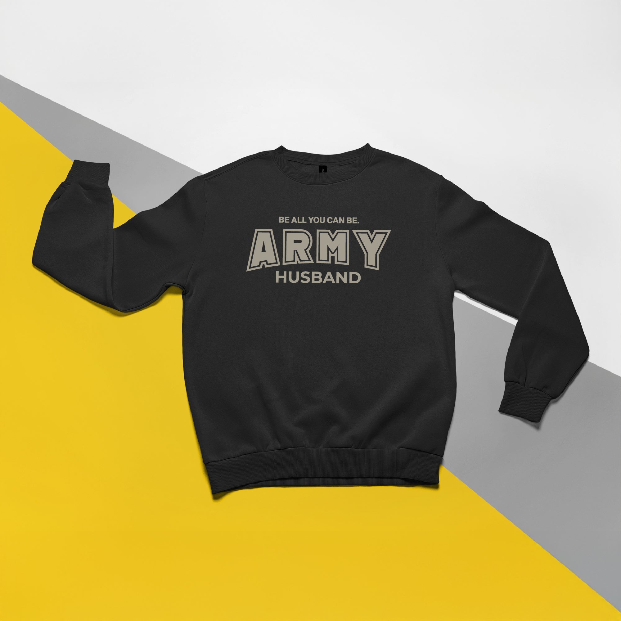 Army Husband Crewneck (Black)