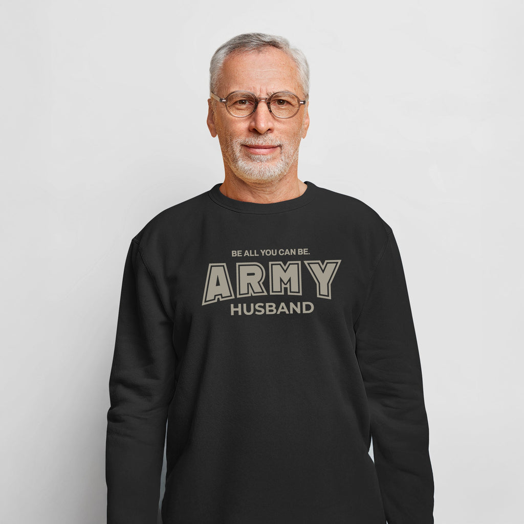 Army Husband Crewneck (Black)