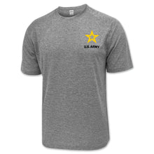 Load image into Gallery viewer, Army Star Left Chest Performance T-Shirt (Grey)